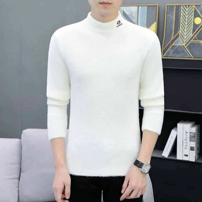 SW676-P45秋冬新款水貂绒男士毛衣，男装针织衫/毛衣，星座1215-1