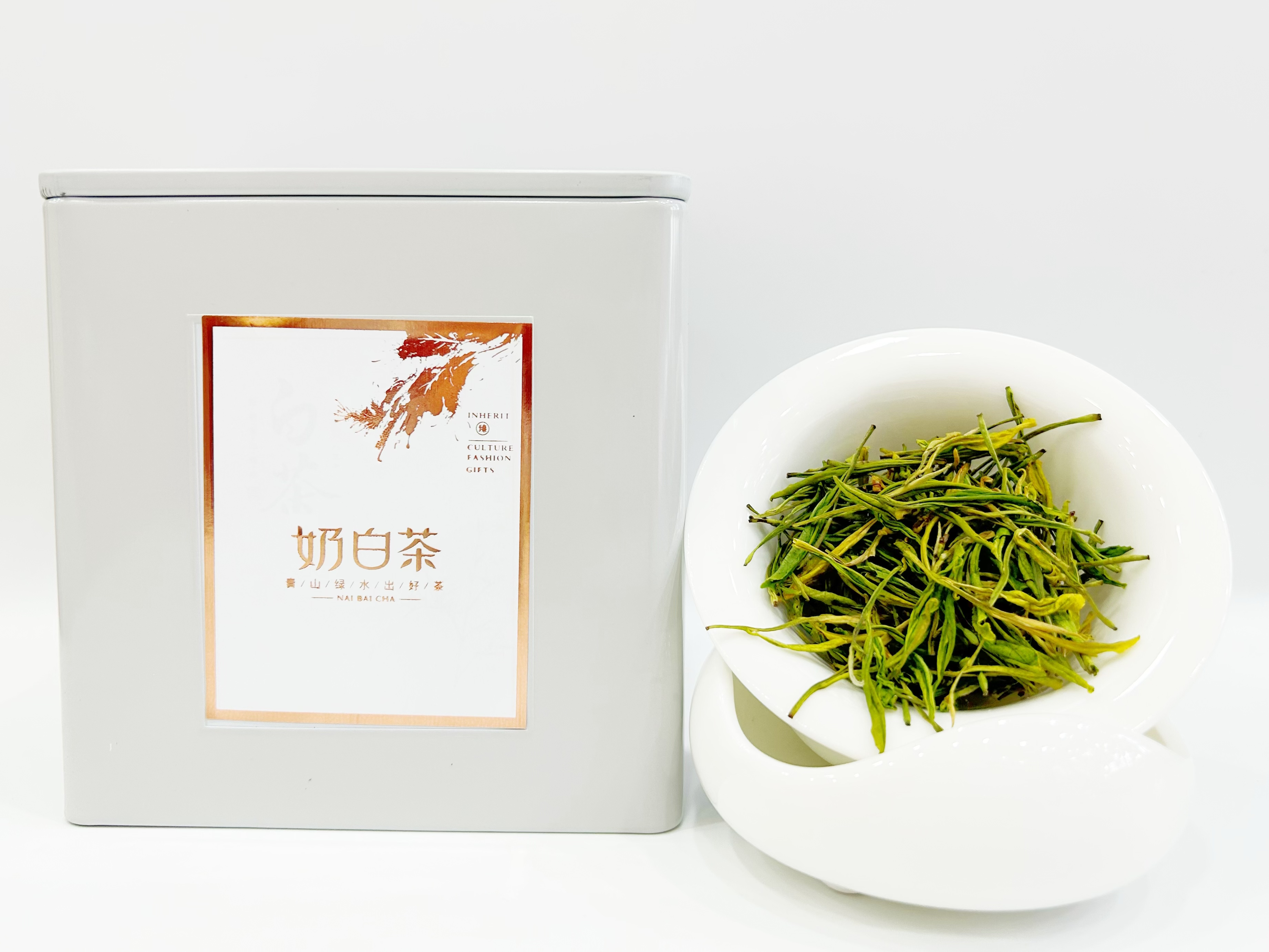 旧街白茶奶白茶春季高山罐装礼盒茶叶黄金芽2023年散装绿茶