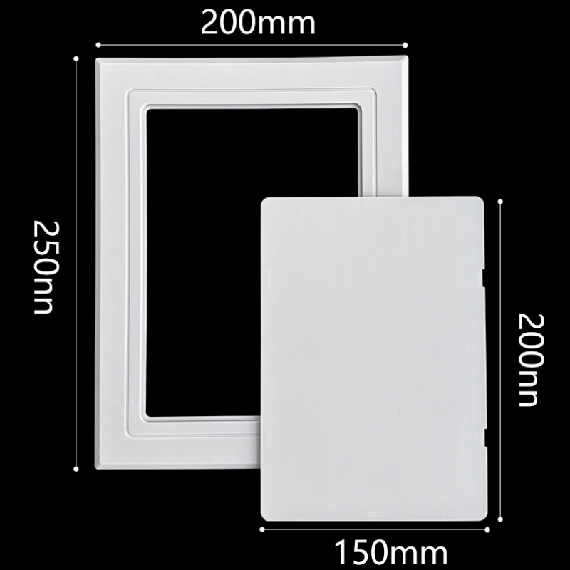 粘贴式检修口卫生间下水管道装饰盖免打孔自粘检查口遮丑挡盖板ab