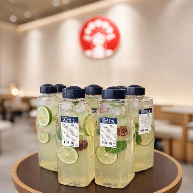 冷水壶家用便携外带冷萃杯食品级大容量冷水杯冷泡茶果汁饮料杯