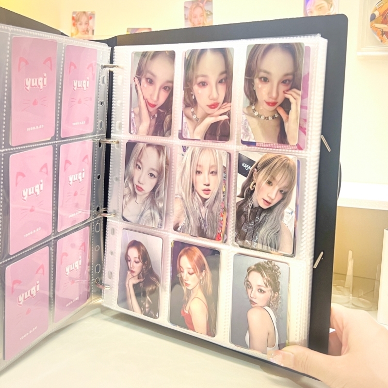 卡册收纳册大容量九宫格明星专辑小卡3寸四宫格A4拍立得收集相册