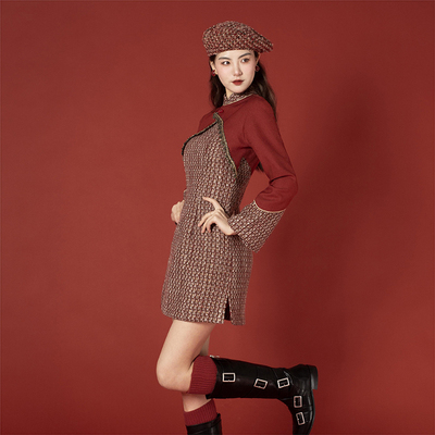 壹贰定制改良旗袍新中式小个子