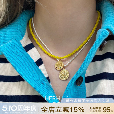 Hermina十二星座珍珠项链
