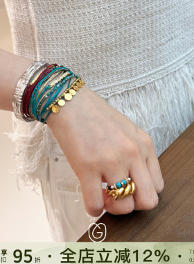 MaryGaitani天然石串珠编绳手链