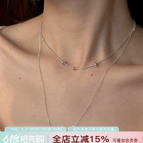 AfterDawn纯银项链锁骨链细链