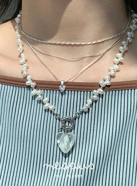 nescius琉璃天然珍珠项链吊坠