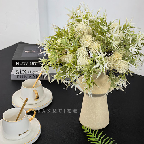 【莫西露米娜】蒲公英小雏菊仿真花道具客厅餐厅假花高级感摆件
