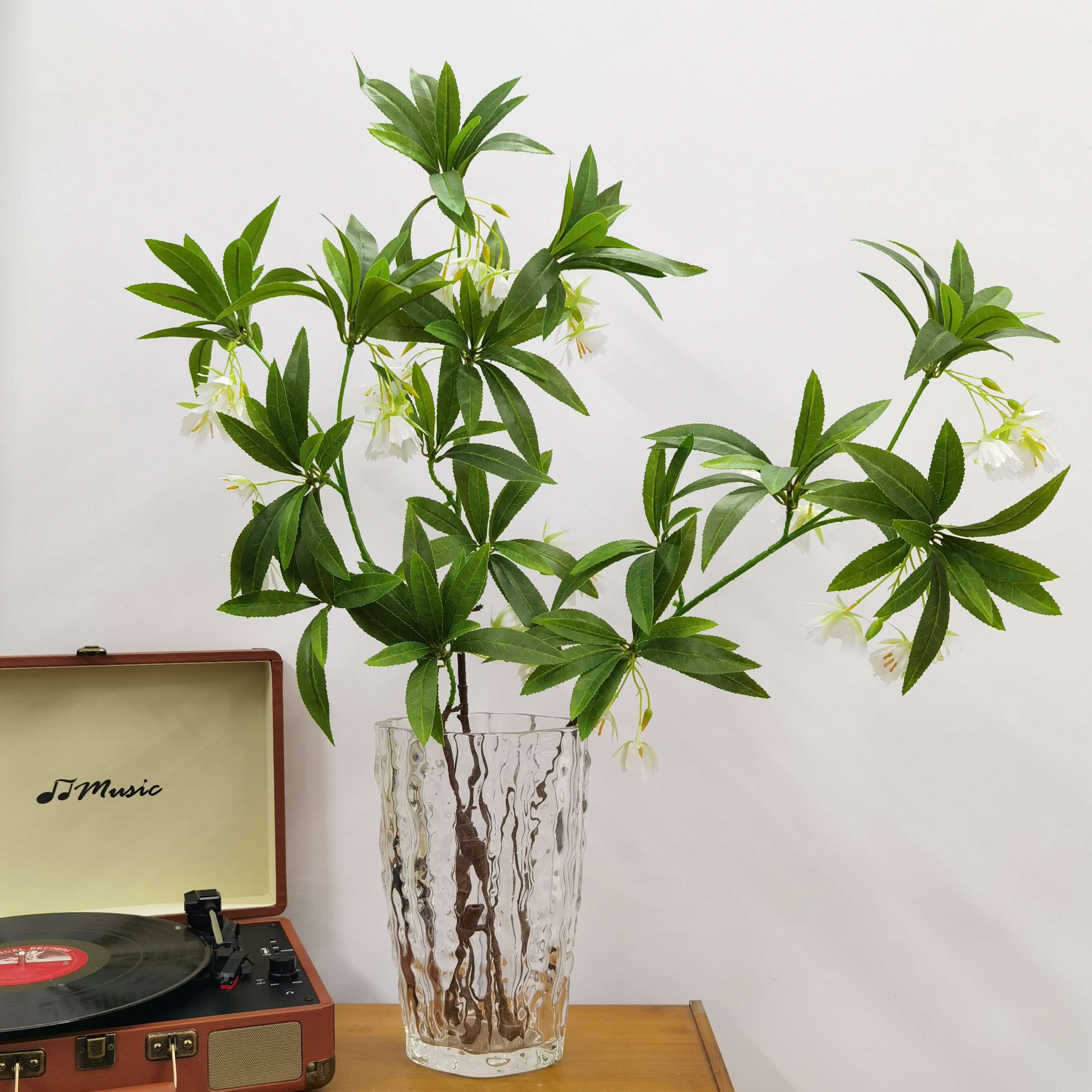 高端仿真水石榕植物绿植酒店客厅家居室内创意装饰桌面摆件图片