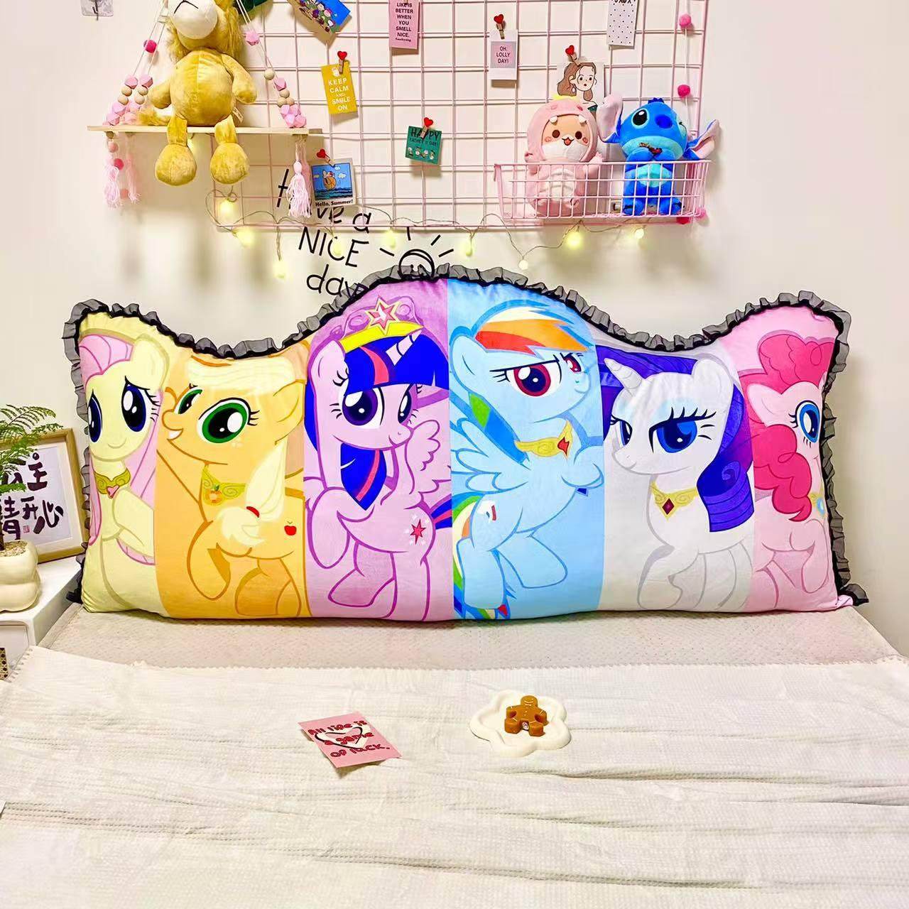 小马宝莉床头靠垫可爱卡通床头软包靠枕卧室床头靠背宿舍床头靠垫,居家布艺,床头靠垫,淘宝优惠券,粉丝福利购,淘宝优惠卷