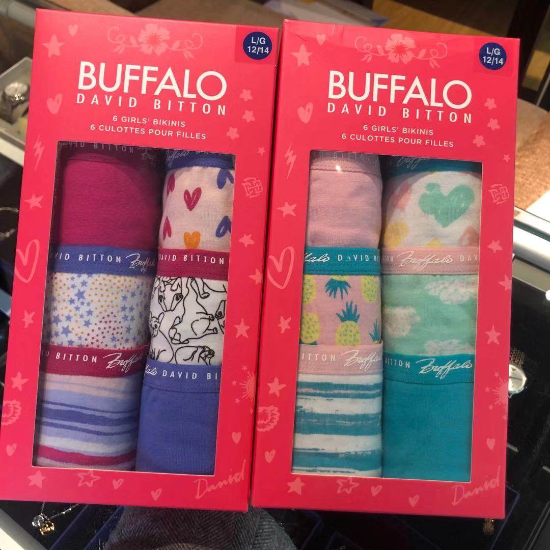 buffalo女童内裤/棉短裤6-7岁12-14岁