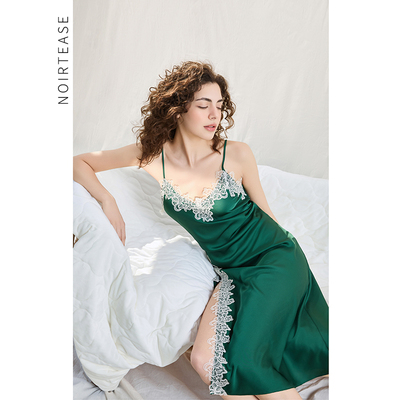 NT性感蕾丝薄款丝质吊带睡裙