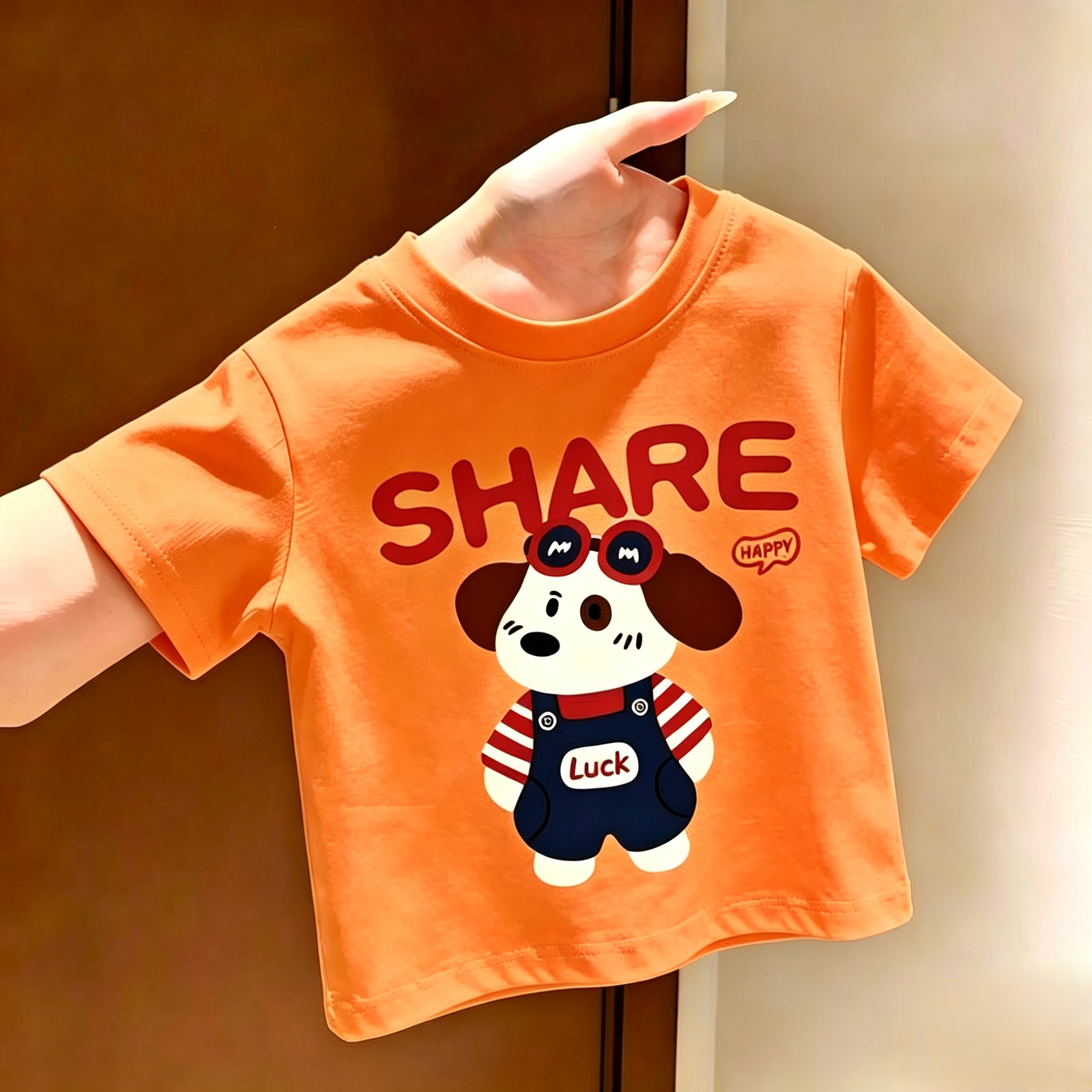 卡通动漫儿童短袖夏季纯棉 男女童圆领T恤宝宝百搭休闲半袖上衣