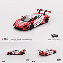 现货 MINIGT 993 1:64 720S 迈凯伦 GT3 Evo 2024 合金汽车模型