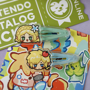 塞尔达传说原创同人授权周边王国之泪旷野之息林克林塞发夹