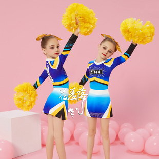 2026新款儿童啦啦操演出服 小学生专业啦啦队比赛服装女运动会服