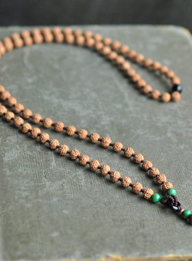 「尊音」尼泊尔五瓣金刚菩提子玉器项链挂绳毛衣链SG57