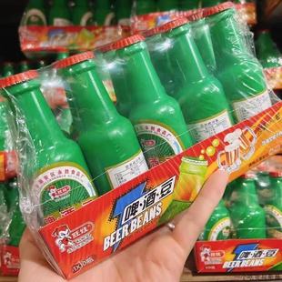 35g大瓶啤酒豆8090后儿时怀旧办公室宿舍休闲小零食回忆膨化食品