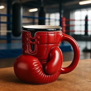 马克杯桌面摆件 Mug拳击手套杯拳击爱好者个性 跨境Boxing Glove