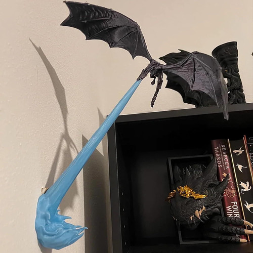 新品龙焰书角壁挂式装饰品树脂工艺品家居摆件创意礼物送朋友