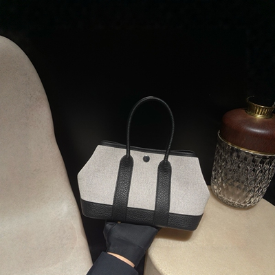 原皮品质 可爱Mini号花园包 熊猫配色迷你花园 手工包女 熊猫色