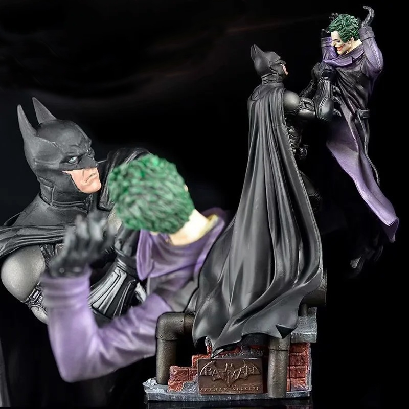 影视动漫周边桌搭雕像摆件宿命对决蝙蝠侠VS小丑大战模型场景手办