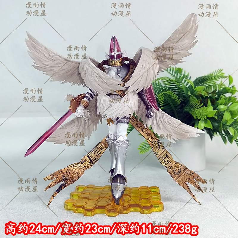 数码宝贝周边雕像暴龙巨浪神圣天使兽GK完全体手办二次元桌面摆件