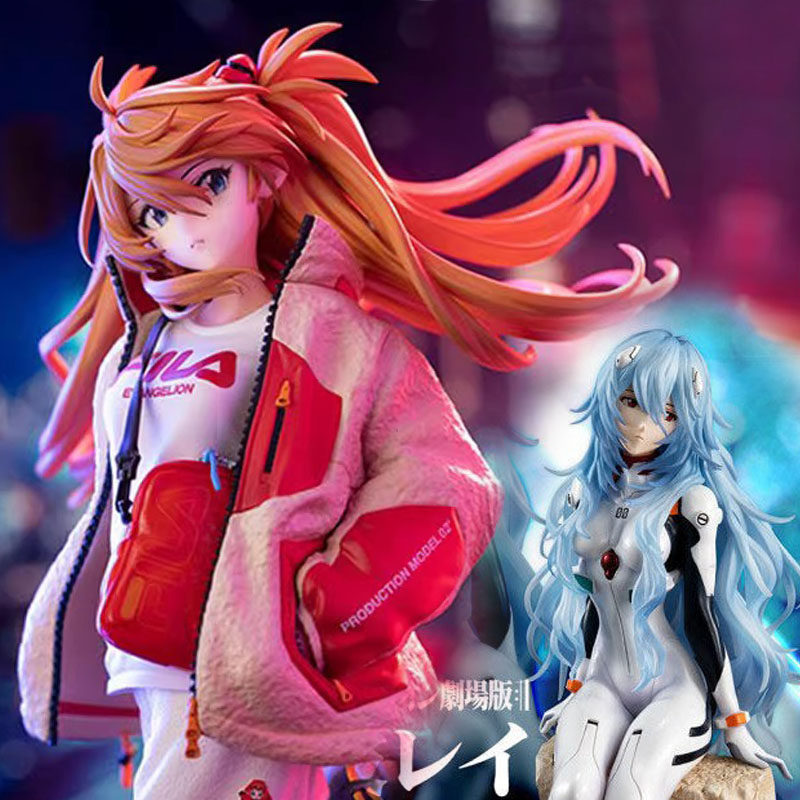 福音战士eva明日香radio手办绫波丽美少女潮流动漫二次元模型摆件