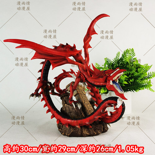 游戏王周边雕像欧西里斯的天空龙手办潮玩摆件游城十代三幻神模型