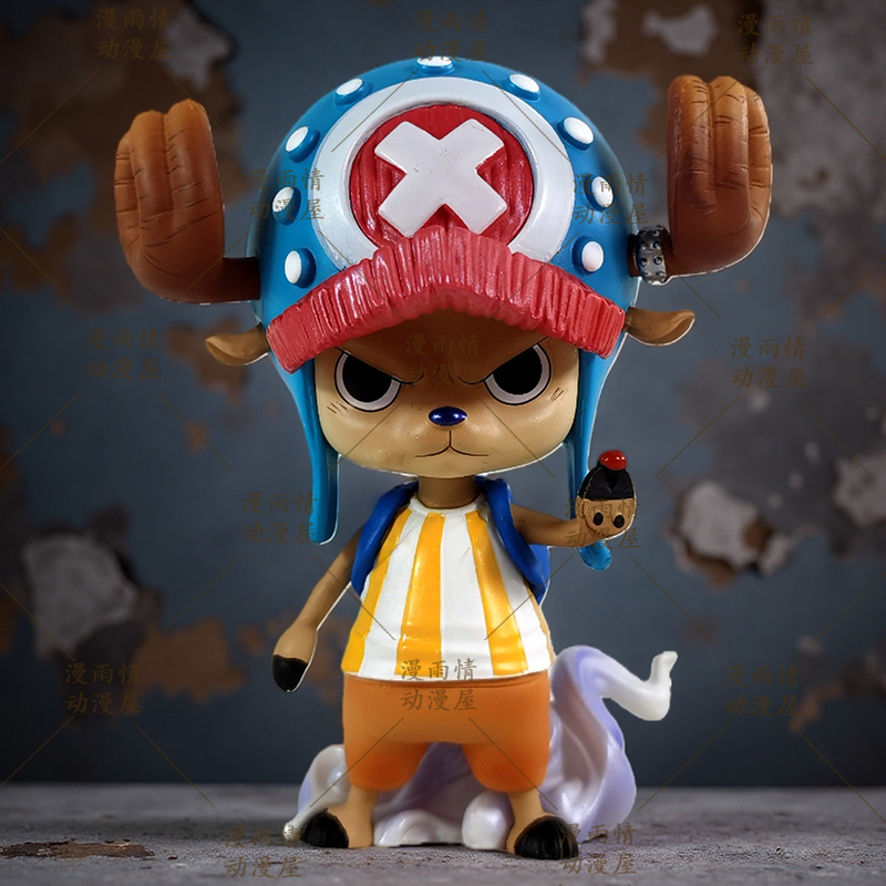 One Piece 二次元周边可爱创意Q版桌搭摆件两年后小乔巴公仔手办