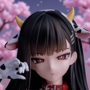 动漫周边收藏桌面摆件奶牛调月莉音手办二次元美少女潮玩男生礼物