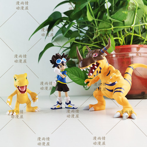 数码宝贝亚古兽战斗暴龙兽手办gk