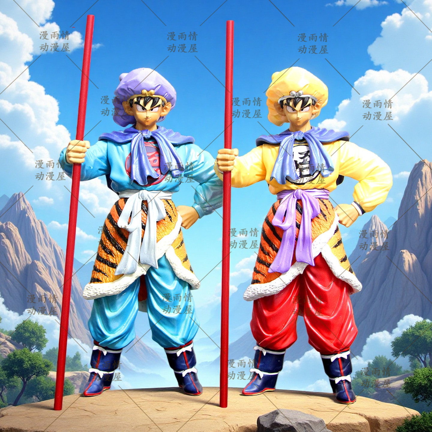 七龙珠二次元雕像摆件JG虎皮裙悟空潮玩手办动漫周边公仔模型礼物