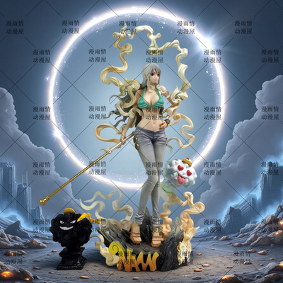 One Piece 动漫周边桌搭装饰摆件尼卡娜美手办二次元潮玩模型礼物
