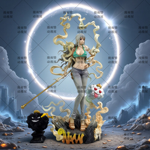 One Piece 动漫周边桌搭装饰摆件尼卡娜美手办二次元潮玩模型礼物