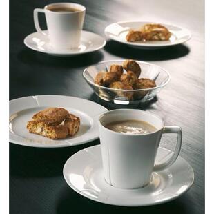 丹麦欧森*尔品牌经典设计纯白骨瓷咖啡杯下午茶杯环保无铅无镉釉