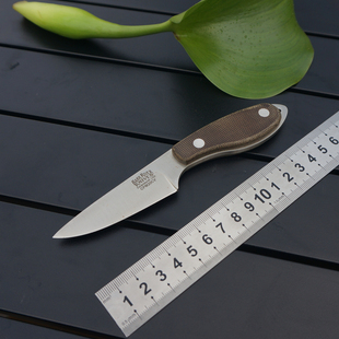美国Bark River Knives 户外BC露营轻量便携求生装备高硬度小直刀
