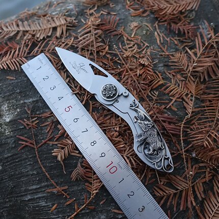 意大利原装进口Viper动物高端嵌银口袋折叠刀 户外BC野营随身装备