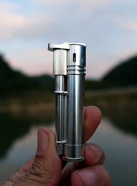 日本原装DOUGLASS户外BC露营随身火种硬铝复古个性煤油绅士打火机