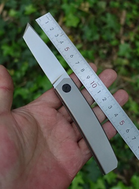 MASHARKHW马沙地带旋转磁吸DLC M390粉末钢高硬 持久锋利全刃小刀