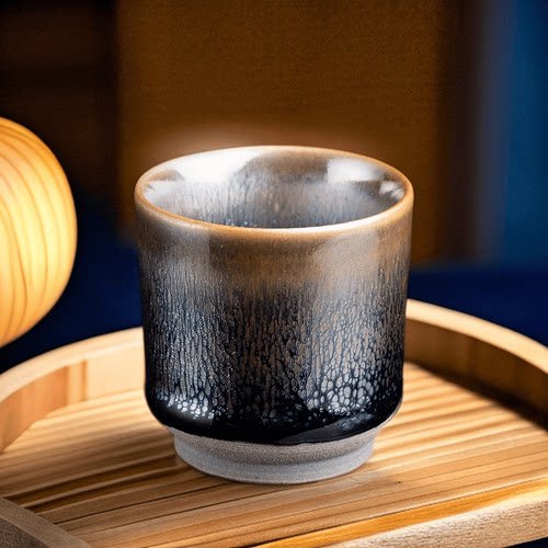 星空油滴建盏一口杯小号茶杯