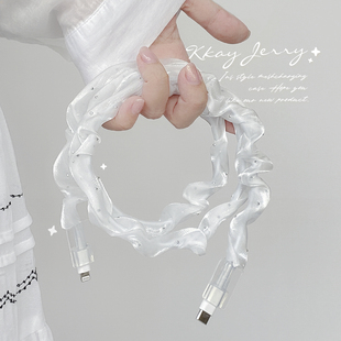 适用数据线保护套苹果OPPO华为小米安卓vivo手机充电器头 防折断