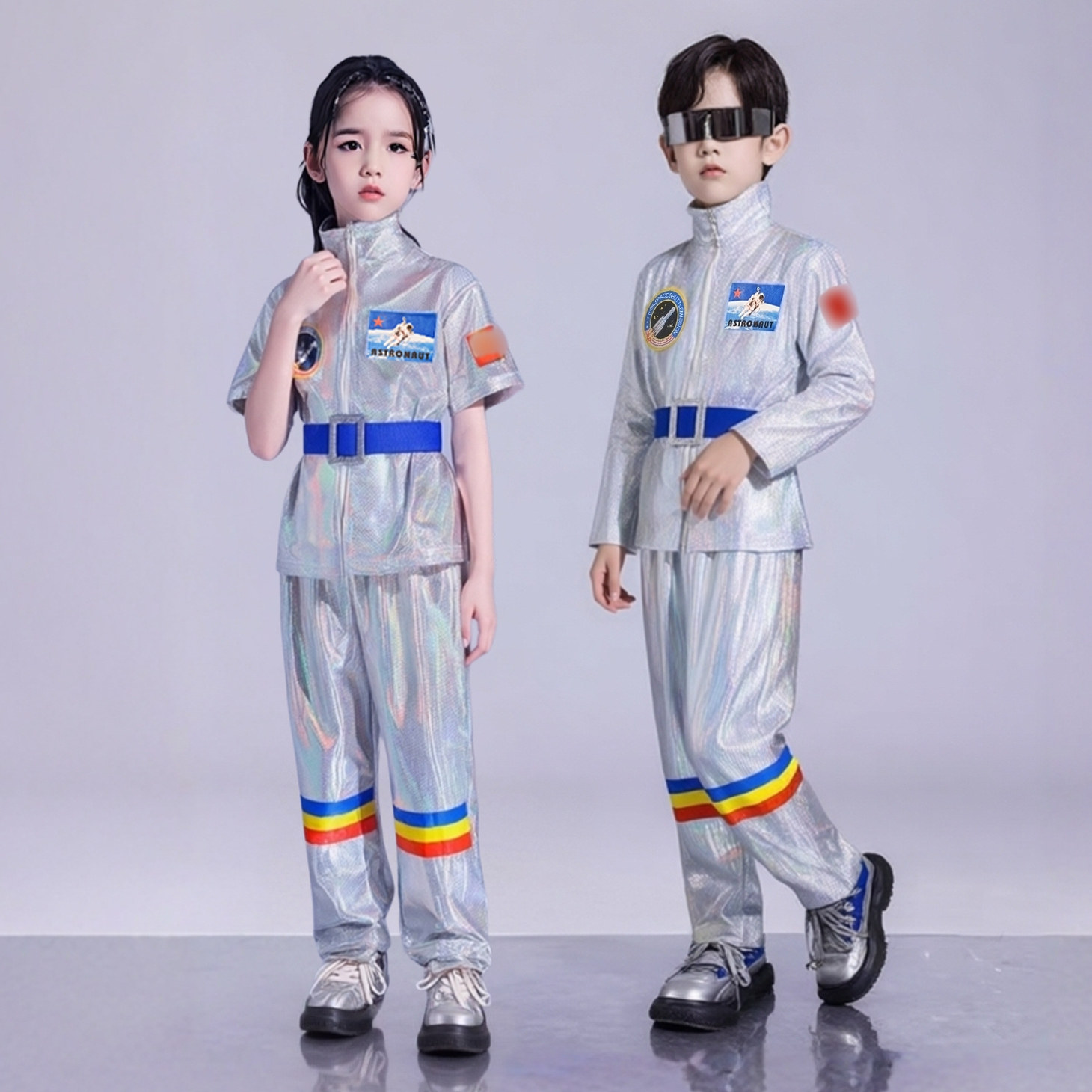 机器人太空航天员儿童演出服