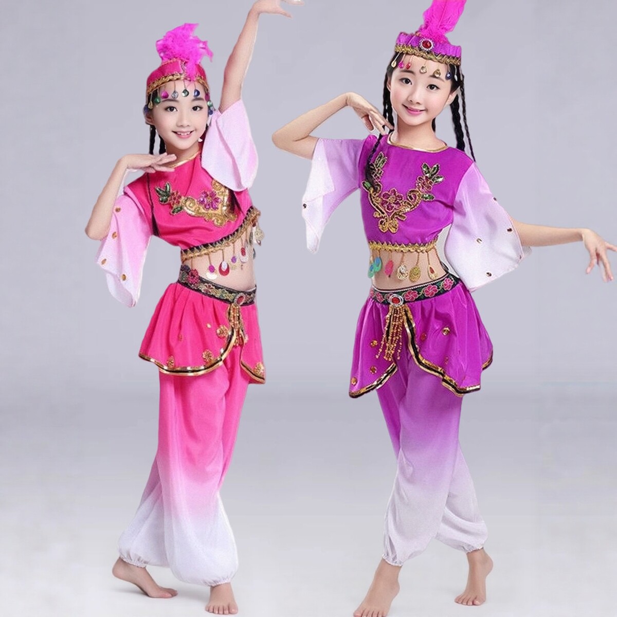 布谷鸟演出服舞起幸福鼓舞蹈服