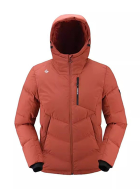 探路者羽绒服男 秋冬户外加厚蓄热保暖防寒连帽羽绒衣TADDAK91223