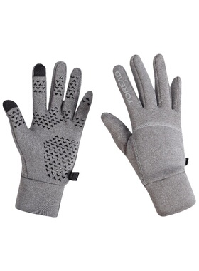 探路者手套 24秋冬男女通用防滑舒适保暖可触屏手套TELLCM90743
