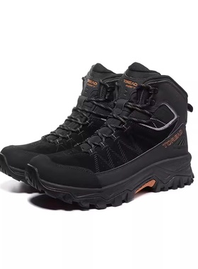 探路者登山鞋男女秋冬户外加绒保暖高帮登山鞋TFBBBM91704/92703