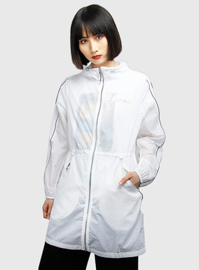 探路者皮肤衣夏季户外长款防紫外线轻薄透气防晒衣女TAZI82708