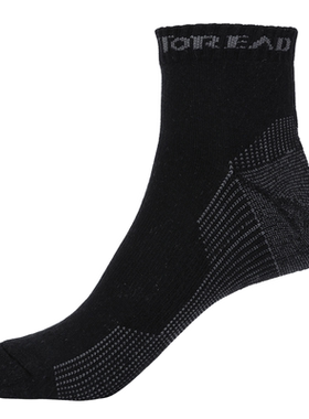 探路者袜子秋冬季户外男女保暖加厚羊毛袜子ZELF91055