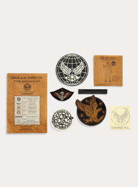 现货RRL皮衣夹克外套配饰6款贴片徽章补丁套装 6-Piece Patch Kit
