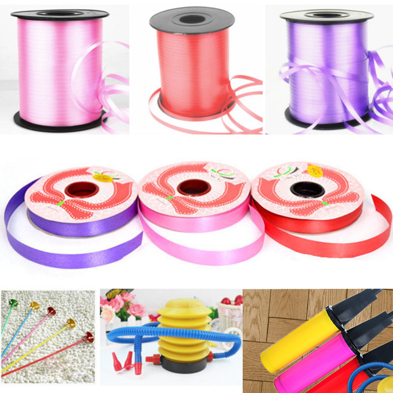 气球配件打气筒丝带托杆双面胶点